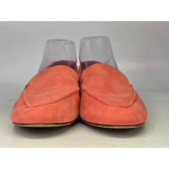 Aldo Joeya Loafers Women's Size 8 Orange Suede Slip On Pointed Toe Shoes - Picture 4 of 16